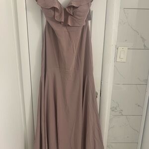 Jenny Yoo Pink Sleeveless Sweetheart Gown